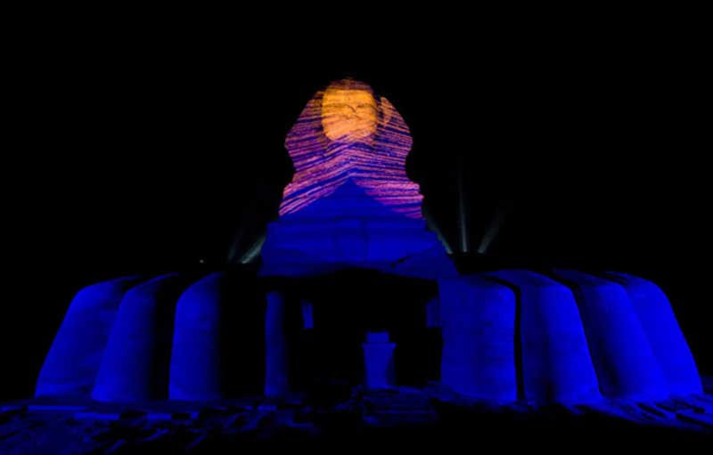 Concert at the Pyramids of Giza by Chantal Chamandy